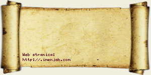 Bojin Debeljak vizit kartica